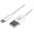 StarTech.com 1 m (3 ft.) USB to Lightning Cable - iPhone / iPad / iPod Charger Cable - High Speed Charging Lightning to USB Cable - Apple MFi Certified - White - 1 m - Lightning - USB A - Male - Male - White