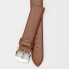 Leather smooth strap - Light brown