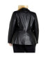 Фото #2 товара Plus Size Fallon Faux Leather Jacket