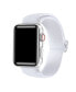 Фото #1 товара Ремешок для часов POSH TECH унисексный Cliff белого цвета из нейлона для часов Apple Watch размер 38мм, 40мм, 41мм