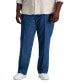 Men's Big & Tall Stretch Denim Classic-Fit Flat Front Pants