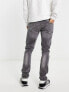 Фото #3 товара ONLY & SONS stretch jeans in slim fit grey