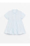 Фото #7 товара LCW Gömlek Yaka Kısa Kollu Kız Bebek Elbise