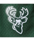 ფოტო #5 პროდუქტის Men's Hunter Green Milwaukee Bucks Hardwood Classics Primary Logo Swingman Shorts