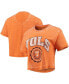 Фото #2 товара Women's Tennessee Orange Tennessee Volunteers Edith Vintage-Like Burnout Crop T-shirt