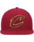ფოტო #3 პროდუქტის Men's Wine Cleveland Cavaliers Ground 2.0 Snapback Hat