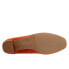 Фото #7 товара Trotters Daria T2258-660 Womens Orange Extra Wide Suede Pumps Heels Shoes 12