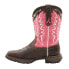 Фото #4 товара Durango Benefiting Stefanie Spielman Square Toe Cowboy Womens Brown, Pink Casua