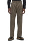 Фото #1 товара Men's Relaxed-Fit Checked Trousers