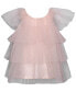 Фото #1 товара Baby Girls Three Tiered Spangled Tulle Dress