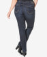 Фото #2 товара Plus Size Suki Slim Bootcut Jeans