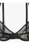 Фото #8 товара Бюстгальтер без поролона с каркасами и кружевом Dolgusuz Balenli Тюль С имитацией шиповников