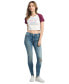 ფოტო #4 პროდუქტის Women's Nora Mid-Rise Distressed Skinny Jeans