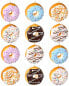 Kurt Adler 12Pc Miniature Donut Ornaments (6 Assorted Styles) Multicolor - фото #1