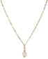 Фото #2 товара Patricia Nash gold-Tone Imitation Pearl & Pavé & Double Bead Lariat Necklace, 28" + 3" extender