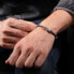 Stylish men´s bracelet made of green leather Assault PEAGB0034903