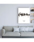 Фото #3 товара Michael Tompsett Phoenix Arizona Skyline Portrait II Canvas Art - 27" x 33.5"