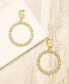 ფოტო #2 პროდუქტის Cyclical Crystal Drop Earrings