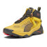 Фото #2 товара Puma Explore Nitro Mid Gtx Hiking Mens Yellow Sneakers Athletic Shoes 37786003
