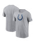 Фото #1 товара Men's Gray Indianapolis Colts Primary Logo T-Shirt