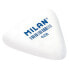 Белый ластик Milan Box 28 Triangular Soft SyntheticранализацияRubber Erasers - фото #2