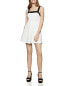 Фото #2 товара BCBGeneration Women's Cocktail Pleated Knit Fit Flare Dress Optic White 12