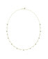 Фото #3 товара Swarovski round Cut, White, Gold-Tone Imber Strand age Necklace
