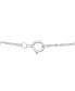 ფოტო #4 პროდუქტის Diamond Flower Pendant Necklace (1/2 ct. tw) in 14k White Gold, 18" + 2" extender, Created for Macy's
