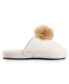 ფოტო #2 პროდუქტის Women's Memory Foam Velour Valerie Wedge Slipper