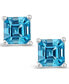 ფოტო #2 პროდუქტის Swiss Blue Topaz (2-3/4 ct. t.w.) Stud Earrings in Sterling Silver