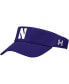 Men's Purple Northwestern Wildcats Logo Performance Adjustable Visor
