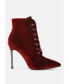 Фото #1 товара Women's bornsta velvet high heeled velvet boots