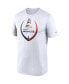 Men's White Denver Broncos Icon Legend Performance T-shirt