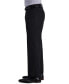 Фото #2 товара J.M. Men's 4-Way Stretch Diamond-Weave Classic Fit Flat Front Performance Dress Pant