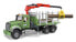 Фото #2 товара Игрушечный транспорт Bruder MACK Granite Holztransport LKW+Ladekran
