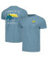 Фото #1 товара Men's Light Blue Michigan Wolverines State Scenery Comfort Colors T-shirt
