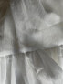 Фото #3 товара Платье Aqua V с V-образным вырезом и оборками цвета «молочный» размер 6