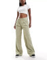 Фото #1 товара Vans alder relaxed pleated trousers in light tan