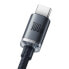 Kabel przewód USB - USB-C do szybkiego ładowania i transferu danych 100W 1.2m czarny