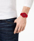 ფოტო #2 პროდუქტის Men's Analog-Digital Red Resin Strap 45.4mm GA2100-4A