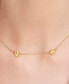 Фото #2 товара kate spade new york gold-Tone Heritage Bloom Station Necklace, 16" + 3" extender