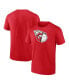 Фото #1 товара Men's Red Cleveland Guardians Official Logo T-shirt
