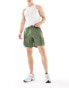 ASOS 4505 technical jersey training shorts with cargo pocket in khaki