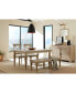 Фото #2 товара Sonora 4-pc. Dining Set (Rectangular Expandable Table + 2 X-Back Side Chairs + Bench)