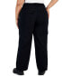 Фото #3 товара Trendy Plus Size Relaxed-Fit Straight-Leg Cargo Pants