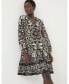 ფოტო #1 პროდუქტის Women's Amy Mosaic Leaf Tunic Dress