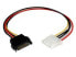 Фото #9 товара StarTech.com 12in SATA to LP4 Power Cable Adapter - F/M - 0.3048 m - SATA 15-pin - Molex (4-pin) - Male - Female - Straight