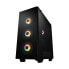 Фото #4 товара FSP Fortron CMT512 - Midi Tower - PC - Black - ATX - micro ATX - Mini-ITX - SECC - Tempered glass - 16.5 cm