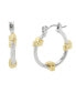 Triple Knot Hoop Earrings twotone - фото #1