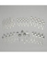 Фото #3 товара Riverridge Beaded 46 Piece Monogrammed Flatware Set - A, Service for 8